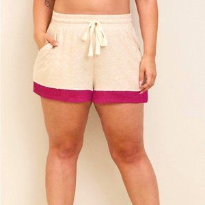 ❤️NWT VINTAGE TORRID SWIM COVER SHORTS - POCKETS - SUPER SOFT PLUSH - PLUS SIZE
